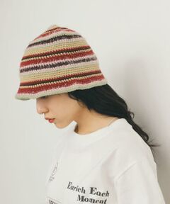 KBF / ケービーエフ ニットキャップ | マルチボーダーニットHAT