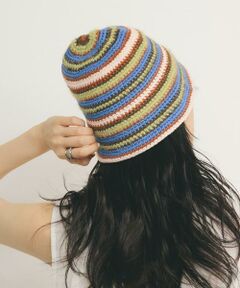 KBF / ケービーエフ ニットキャップ | マルチボーダーニットHAT