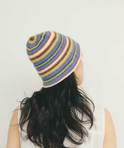 KBF / ケービーエフ ニットキャップ | マルチボーダーニットHAT | 詳細10