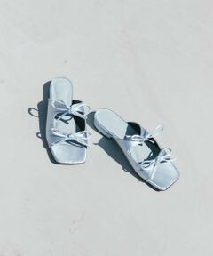 KBF / ケービーエフ サンダル | サテンリボンミュール