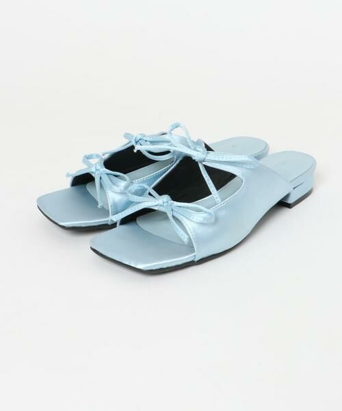KBF / ケービーエフ サンダル | サテンリボンミュール | 詳細15