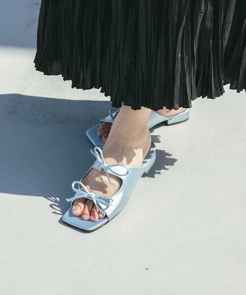 KBF / ケービーエフ サンダル | サテンリボンミュール | 詳細2