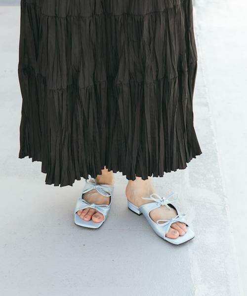 KBF / ケービーエフ サンダル | サテンリボンミュール | 詳細4