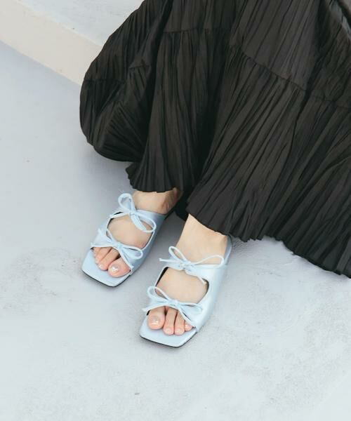 KBF / ケービーエフ サンダル | サテンリボンミュール | 詳細5