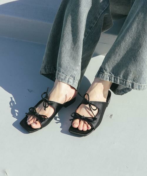 KBF / ケービーエフ サンダル | サテンリボンミュール | 詳細20