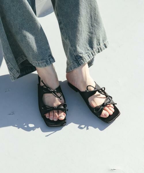 KBF / ケービーエフ サンダル | サテンリボンミュール | 詳細21