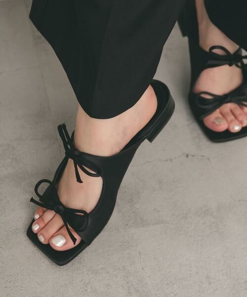 KBF / ケービーエフ サンダル | サテンリボンミュール | 詳細23