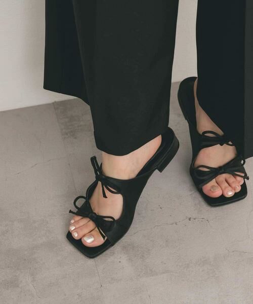 KBF / ケービーエフ サンダル | サテンリボンミュール | 詳細24