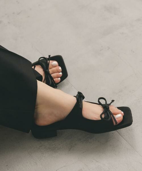 KBF / ケービーエフ サンダル | サテンリボンミュール | 詳細25