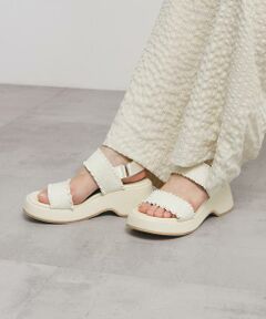 KBF / ケービーエフ サンダル | シャーリングベルトサンダル