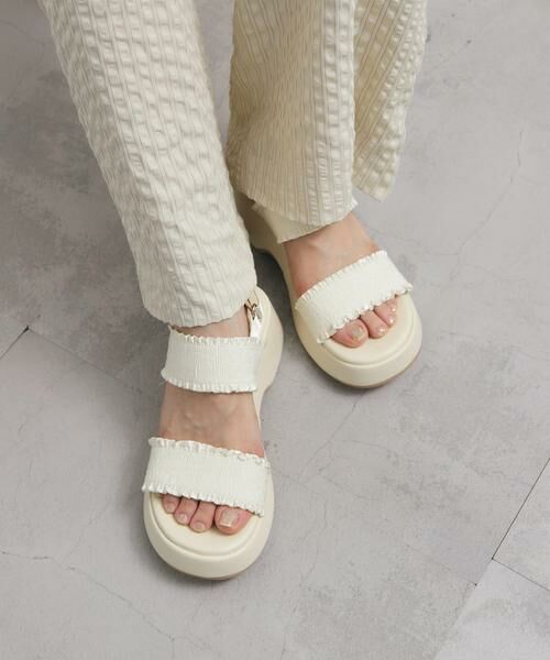 KBF / ケービーエフ サンダル | シャーリングベルトサンダル | 詳細3