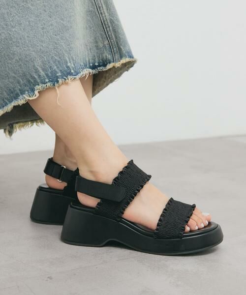 KBF / ケービーエフ サンダル | シャーリングベルトサンダル | 詳細6