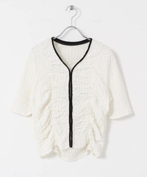 KBF / ケービーエフ Tシャツ | シャーリングホックトップス | 詳細6