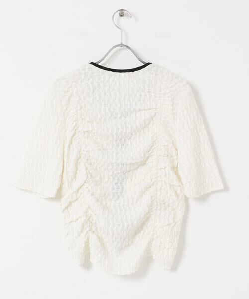 KBF / ケービーエフ Tシャツ | シャーリングホックトップス | 詳細8