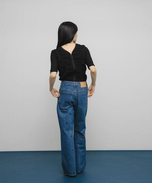 KBF / ケービーエフ Tシャツ | シャーリングホックトップス | 詳細17