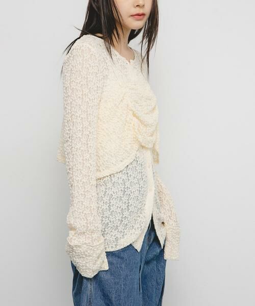 KBF / ケービーエフ Tシャツ | ビスチェSETレーストップス | 詳細4