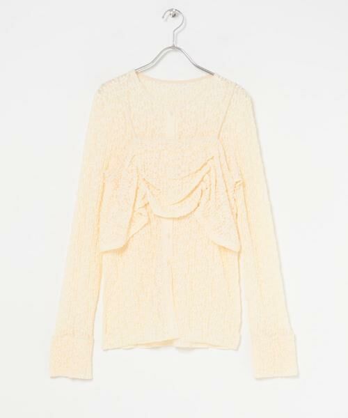 KBF / ケービーエフ Tシャツ | ビスチェSETレーストップス | 詳細8