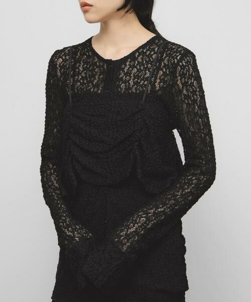 KBF / ケービーエフ Tシャツ | ビスチェSETレーストップス | 詳細15