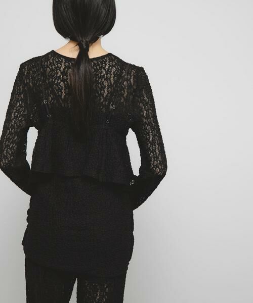 KBF / ケービーエフ Tシャツ | ビスチェSETレーストップス | 詳細19