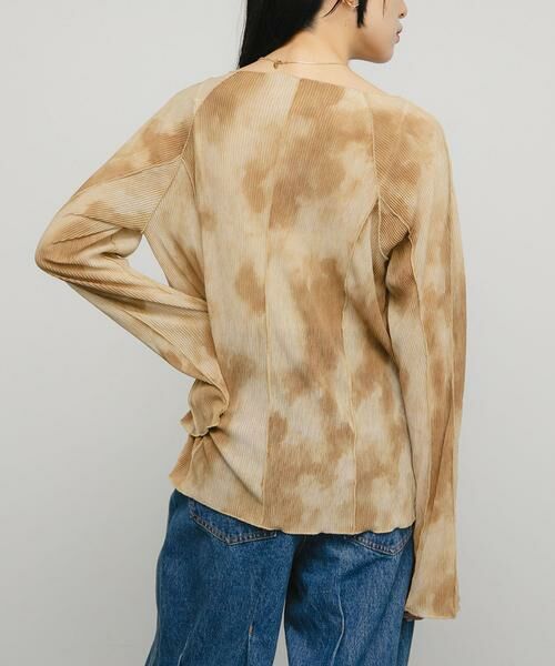 KBF / ケービーエフ Tシャツ | マーブルメローデザイントップス | 詳細2