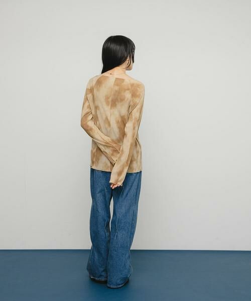 KBF / ケービーエフ Tシャツ | マーブルメローデザイントップス | 詳細5