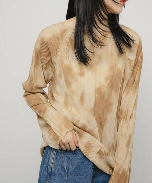 KBF / ケービーエフ Tシャツ | マーブルメローデザイントップス | 詳細6