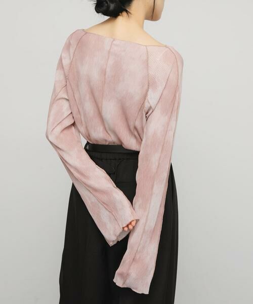 KBF / ケービーエフ Tシャツ | マーブルメローデザイントップス | 詳細16