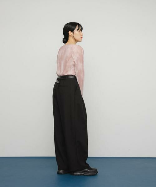 KBF / ケービーエフ Tシャツ | マーブルメローデザイントップス | 詳細19