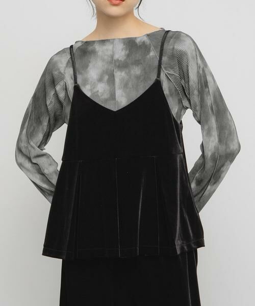 KBF / ケービーエフ Tシャツ | マーブルメローデザイントップス | 詳細22