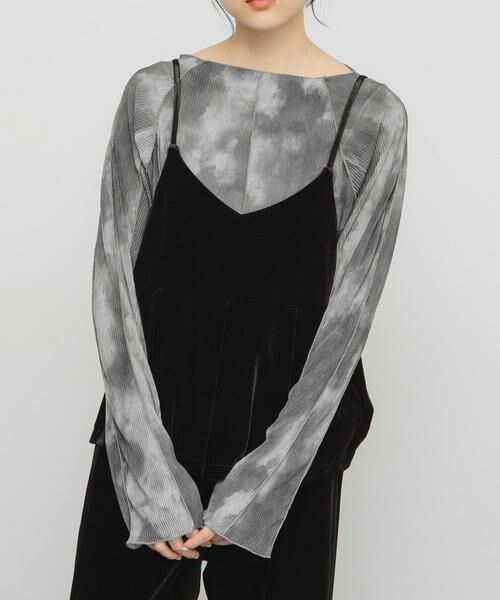 KBF / ケービーエフ Tシャツ | マーブルメローデザイントップス | 詳細23