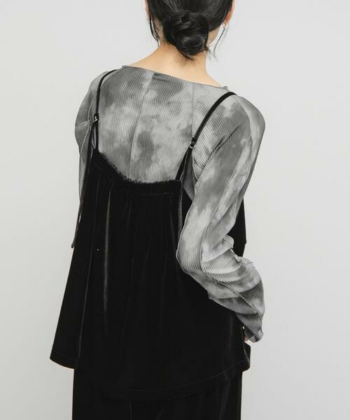 KBF / ケービーエフ Tシャツ | マーブルメローデザイントップス | 詳細25