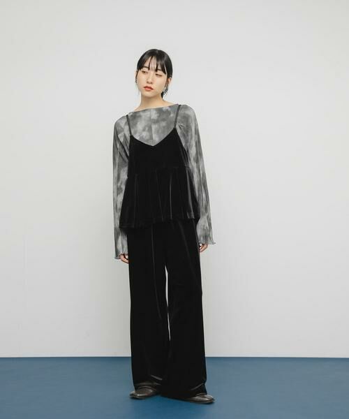 KBF / ケービーエフ Tシャツ | マーブルメローデザイントップス | 詳細27