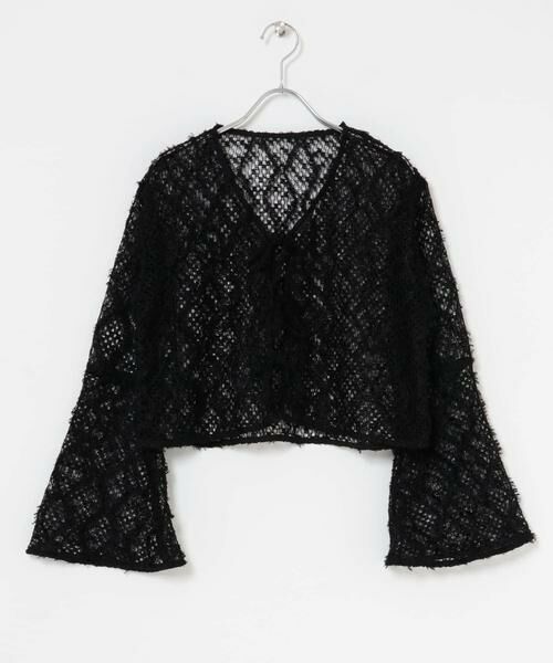 KBF / ケービーエフ カーディガン・ボレロ | フェザーメッシュカーディガン | 詳細19