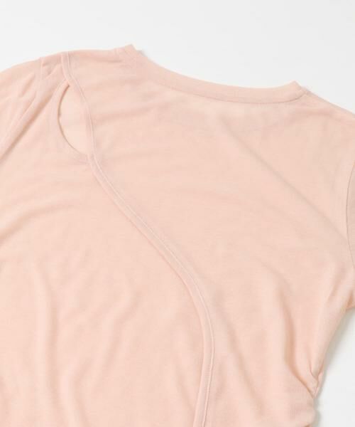 KBF / ケービーエフ Tシャツ | シアーリブデザインカットソー | 詳細8