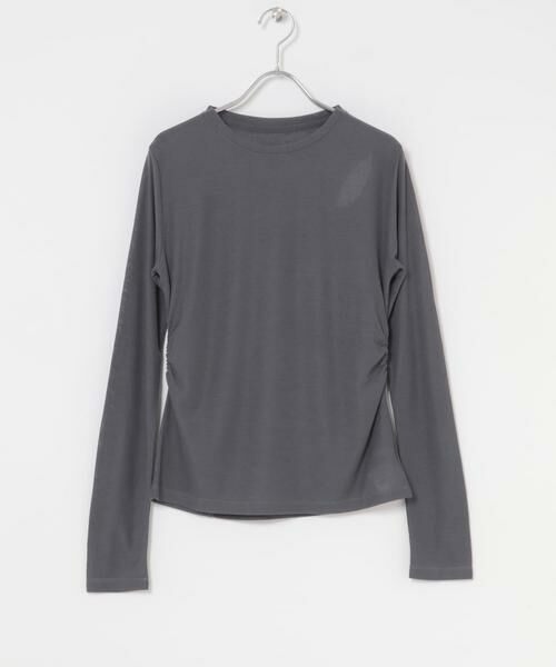 KBF / ケービーエフ Tシャツ | シアーリブデザインカットソー | 詳細15