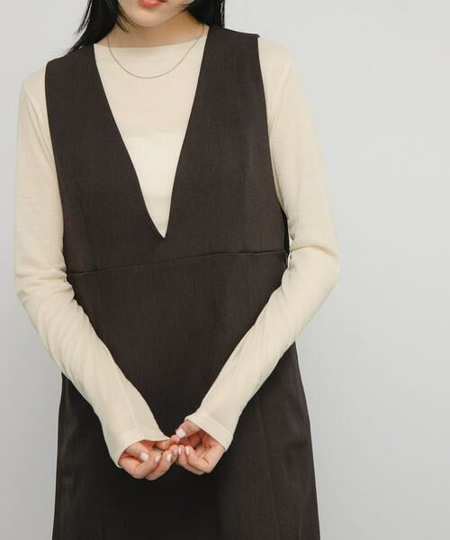 KBF / ケービーエフ Tシャツ | シアーリブデザインカットソー | 詳細21