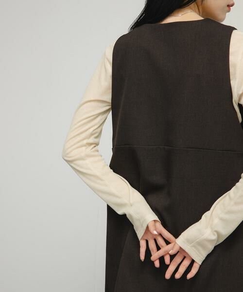 KBF / ケービーエフ Tシャツ | シアーリブデザインカットソー | 詳細23