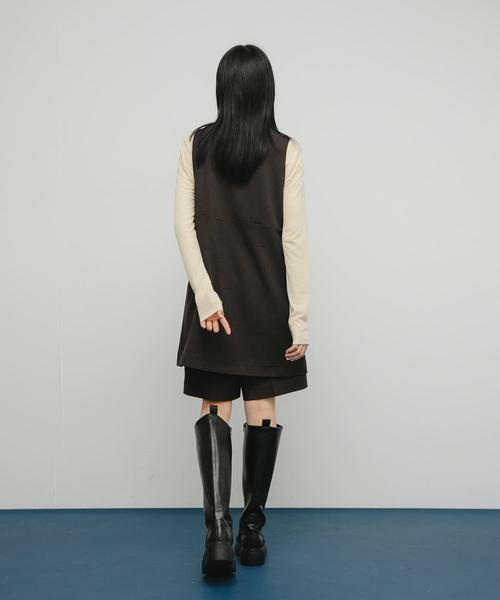 KBF / ケービーエフ Tシャツ | シアーリブデザインカットソー | 詳細26