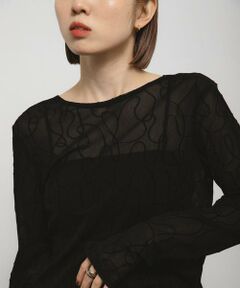 KBF / ケービーエフ Tシャツ | フロッキーウェーブカットソー