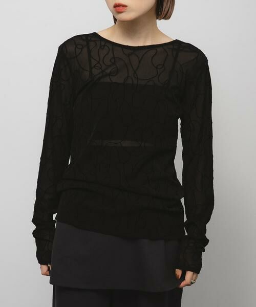 KBF / ケービーエフ Tシャツ | フロッキーウェーブカットソー | 詳細2