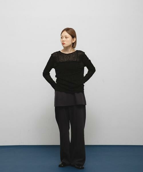 KBF / ケービーエフ Tシャツ | フロッキーウェーブカットソー | 詳細4