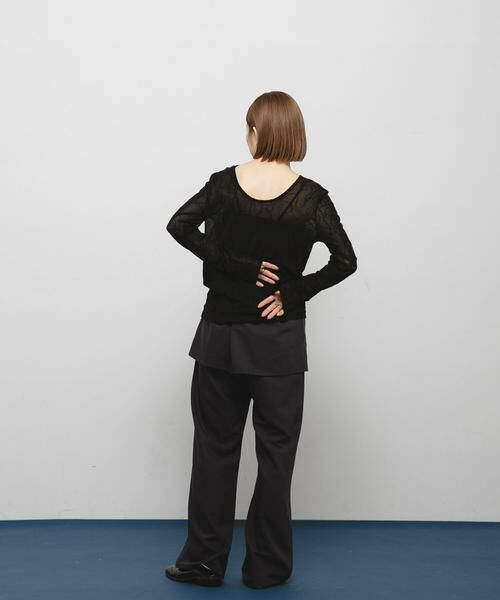 KBF / ケービーエフ Tシャツ | フロッキーウェーブカットソー | 詳細5