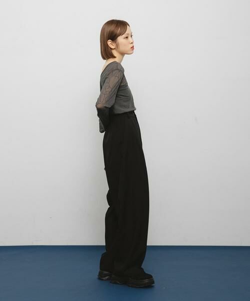 KBF / ケービーエフ Tシャツ | フロッキーウェーブカットソー | 詳細13