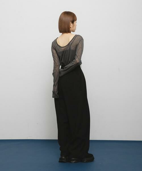 KBF / ケービーエフ Tシャツ | フロッキーウェーブカットソー | 詳細14