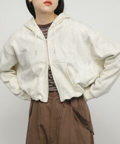 KBF / ケービーエフ パーカー | フロントZIPショートフーディー