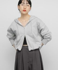 KBF / ケービーエフ パーカー | フロントZIPショートフーディー