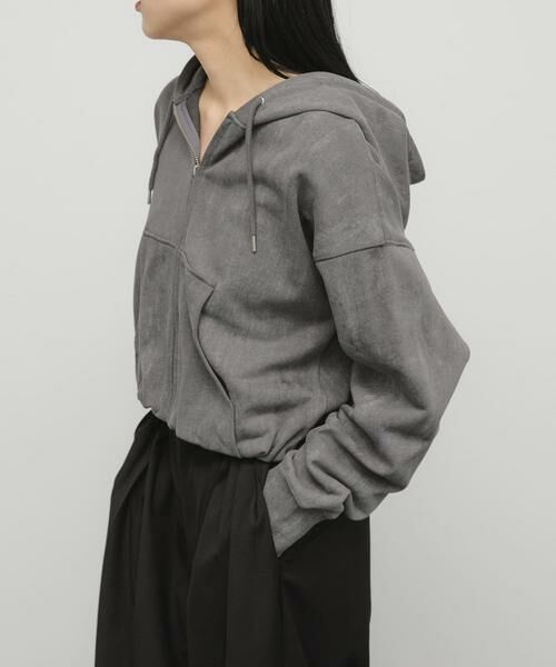 KBF / ケービーエフ パーカー | フロントZIPショートフーディー | 詳細12