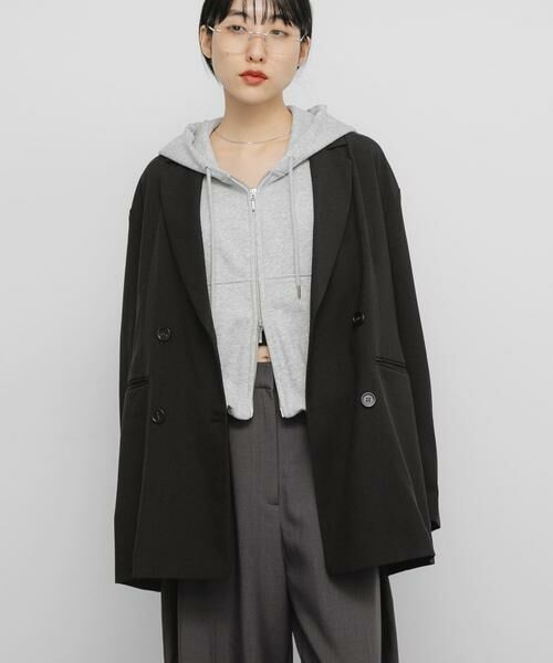 KBF / ケービーエフ パーカー | フロントZIPショートフーディー | 詳細28