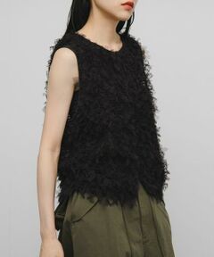 KBF / ケービーエフ ベスト | チュールフリンジトップス