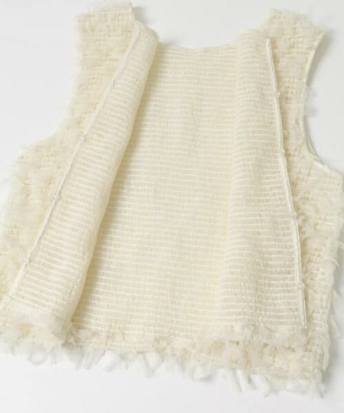 KBF / ケービーエフ ベスト | チュールフリンジトップス | 詳細8